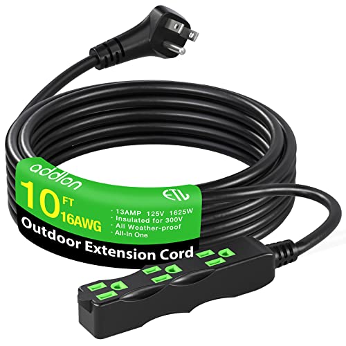 16AWG Extension Cords with 3 Outlets Addlon